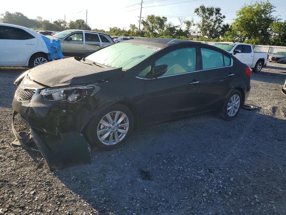 2014 Kia Forte VIN KNAFX4A81E5081387 COPART salvage auction — FRONT END, FL - CERT OF TITLE SLVG REBUILDABLE, sold $1,000 on 2026-07-24 (photo 1)