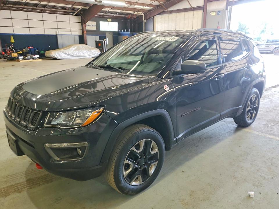 2017 Jeep Compass VIN 3C4NJDDB0HT630721 COPART salvage auction — FRONT END, MI - CERTIFICATE OF TITLE (P), sold $3,800 on 2026-09-03 (photo 1)