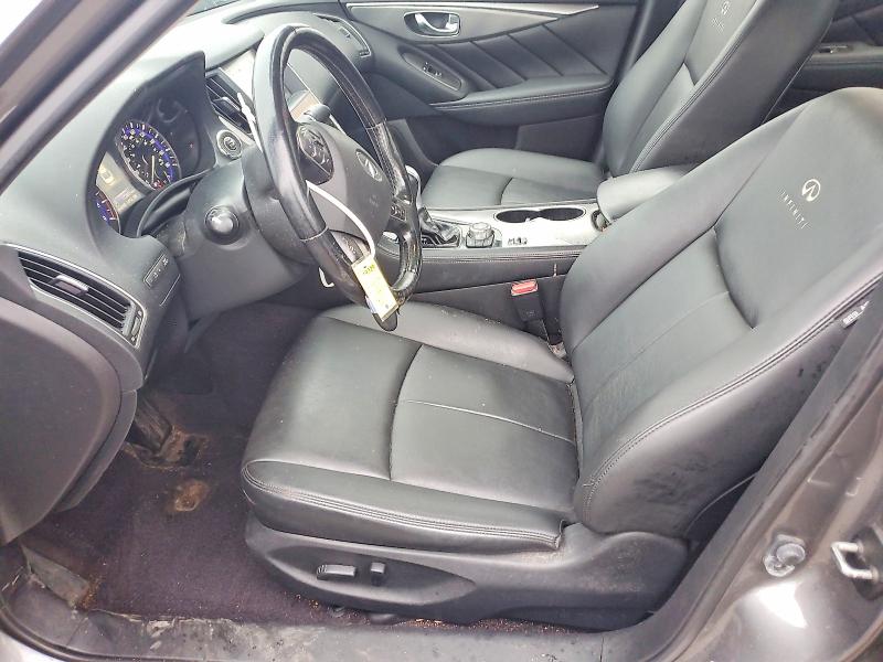 2014 Infiniti Q50 VIN JN1BV7AR8EM701114 COPART salvage auction — REAR END, Pa - Certificate Of Salvage, sold $1,350 on 2026-07-31 (photo 7)