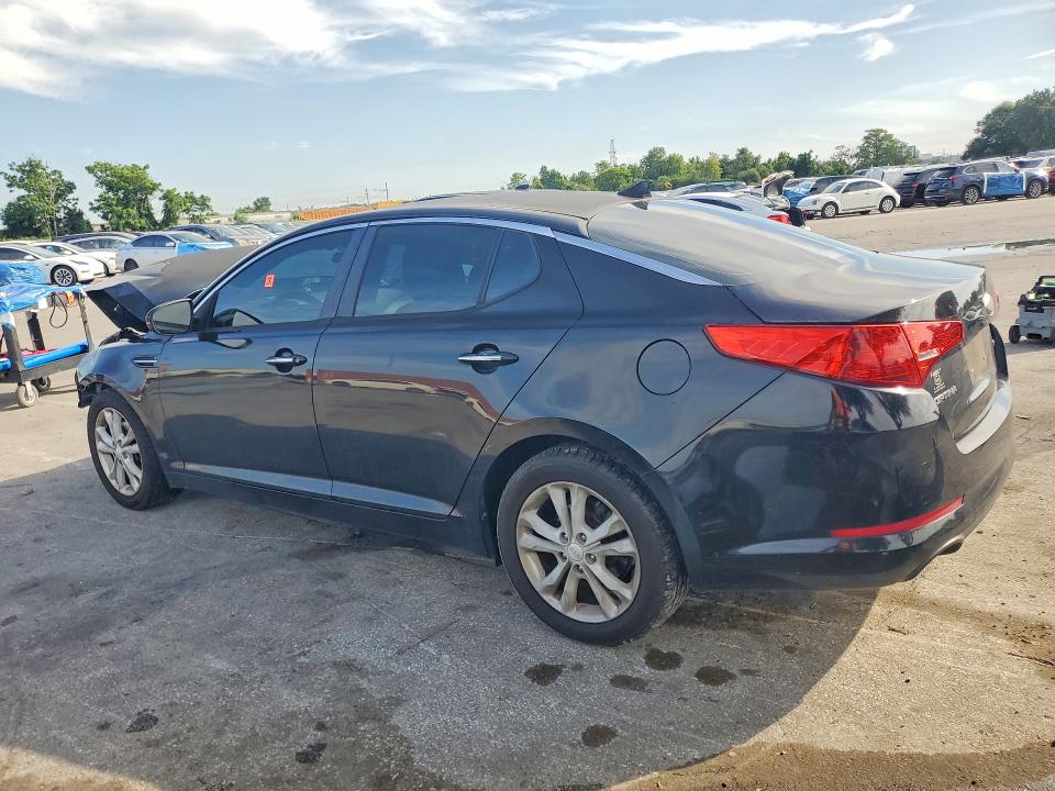 2013 Kia Optima VIN 5XXGM4A77DG151492 COPART salvage auction — FRONT END, Fl - Cert Of Title Slvg Rebuildable, sold $15 on 2026-07-30 (photo 2)