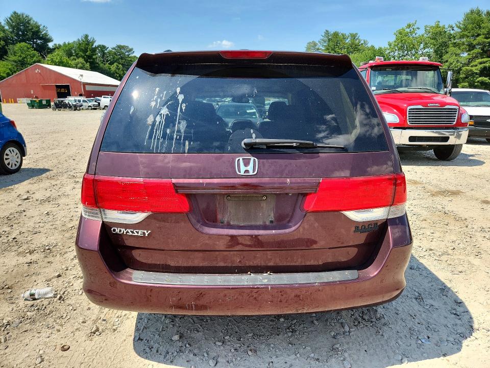 2008 Honda Odyssey VIN 5FNRL38768B100957 COPART salvage auction — FRONT END, MA - CERT OF TITLE-RECONSTRCTD COLL, sold $400 on 2026-07-09 (photo 6)