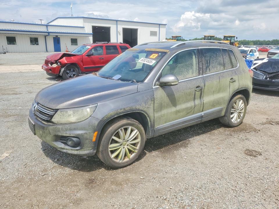 2012 Volkswagen Tiguan VIN WVGAV7AX0CW003956 COPART salvage auction — WATER/FLOOD, Nc - Dealer Only Clean Title, sold $225 on 2026-07-27 (photo 1)
