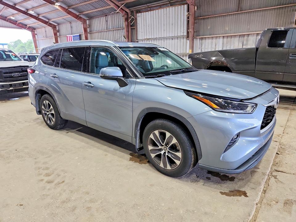 2021 Toyota Highlander VIN 5TDGZRAH2MS074665 COPART salvage auction — REAR END, La - Cert Of Title-Salvage, sold $1,750 on 2026-07-21 (photo 4)