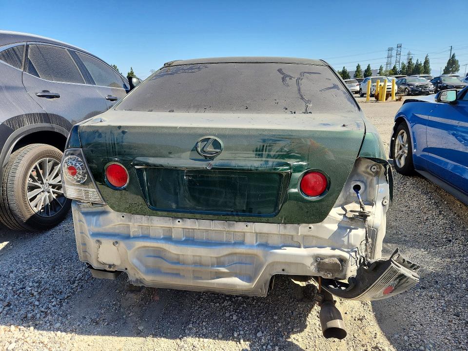 2004 Lexus Is 300 VIN JTHBD192840094124 COPART salvage auction — ROLLOVER, Ca - Salvage Certificate, sold $175 on 2026-07-07 (photo 6)