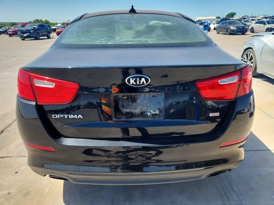 2015 Kia Optima VIN 5XXGM4A75FG351922 COPART salvage auction — FRONT END, TX - CERTIFICATE OF TITLE, sold $200 on 2026-07-27 (photo 6)