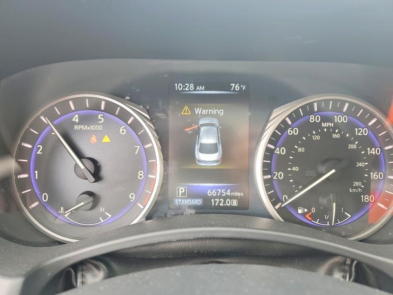2014 Infiniti Q50 VIN JN1BV7AR9EM681259 COPART salvage auction — FRONT END, Ny - Mv-907A Salvage Certificate, sold $350 on 2026-07-21 (photo 9)