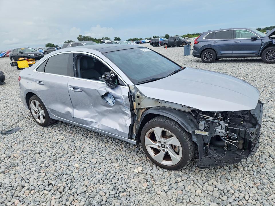 2023 Audi A3 VIN WAUGUDGY1PA141313 COPART salvage auction — FRONT END, FL - CERT OF TITLE SLVG REBUILDABLE, sold $8,700 on 2026-07-31 (photo 4)