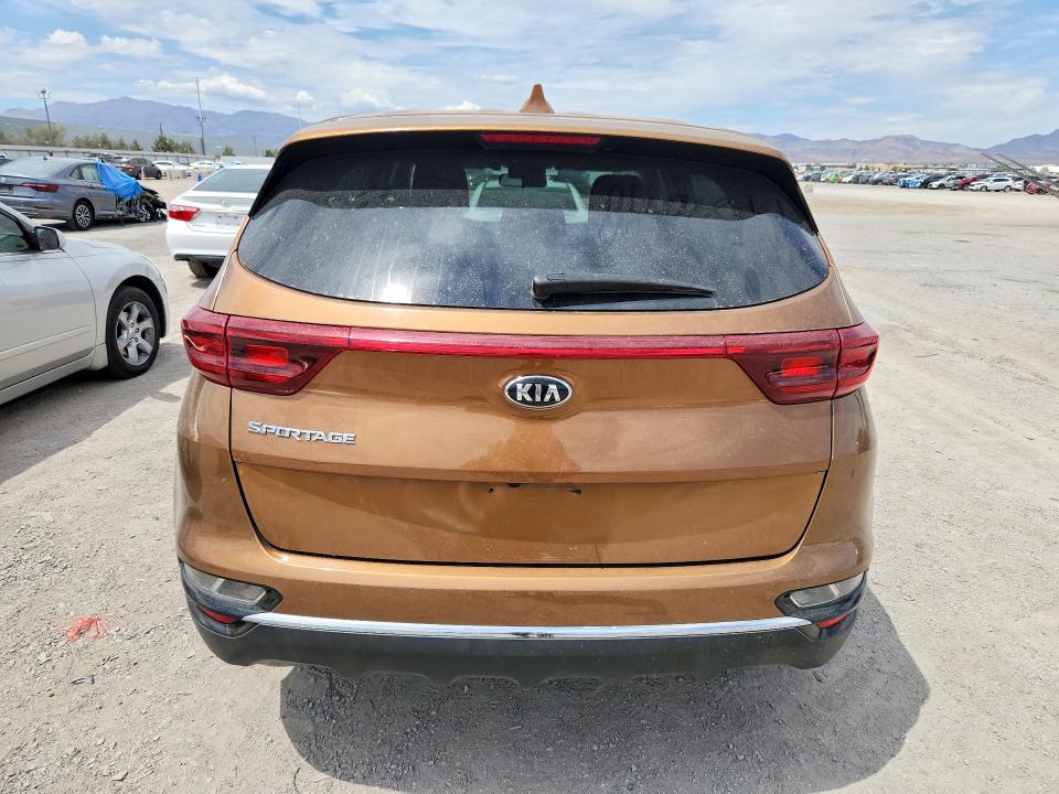 2021 Kia Sportage VIN KNDPM3AC8M7861940 COPART salvage auction — VANDALISM, Az - Cert Of Title - Salvage, sold $1,600 on 2026-07-28 (photo 6)