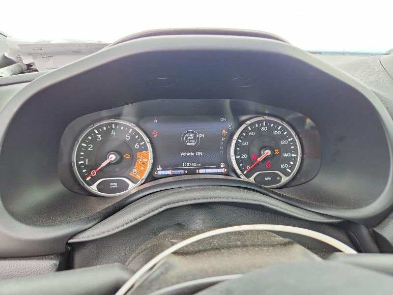 2022 Jeep Renegade VIN ZACNJDC1XNPN68026 COPART salvage auction — FRONT END, Ut - Salvage Certificate, sold $2,550 on 2026-08-11 (photo 9)