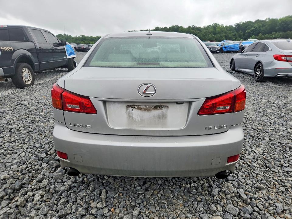 2008 Lexus Is VIN JTHBK262685076407 COPART salvage auction — MECHANICAL, GA - CERT OF TITLE-REBUILT, sold $400 on 2026-07-30 (photo 6)