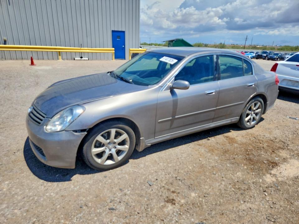 2006 Infiniti G35 VIN JNKCV51E06M511455 COPART salvage auction — FRONT END, Az - Cert Of Title - Salvage, sold $300 on 2026-07-31 (photo 1)