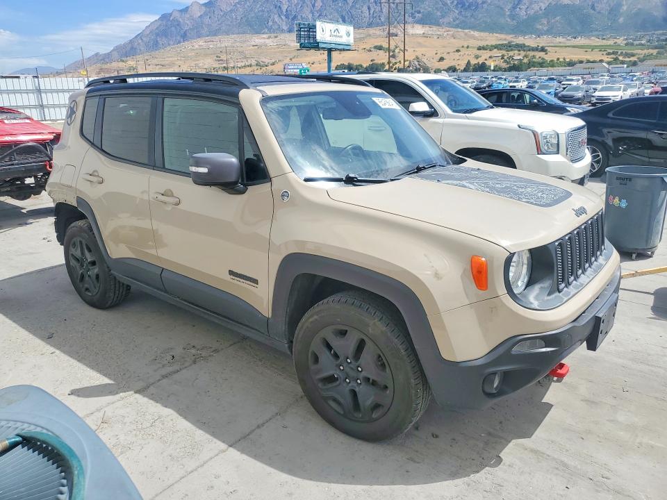 2017 Jeep Renegade VIN ZACCJBCB2HPE83502 COPART salvage auction — REAR END, Ut - Salvage Certificate, sold $350 on 2026-08-17 (photo 4)