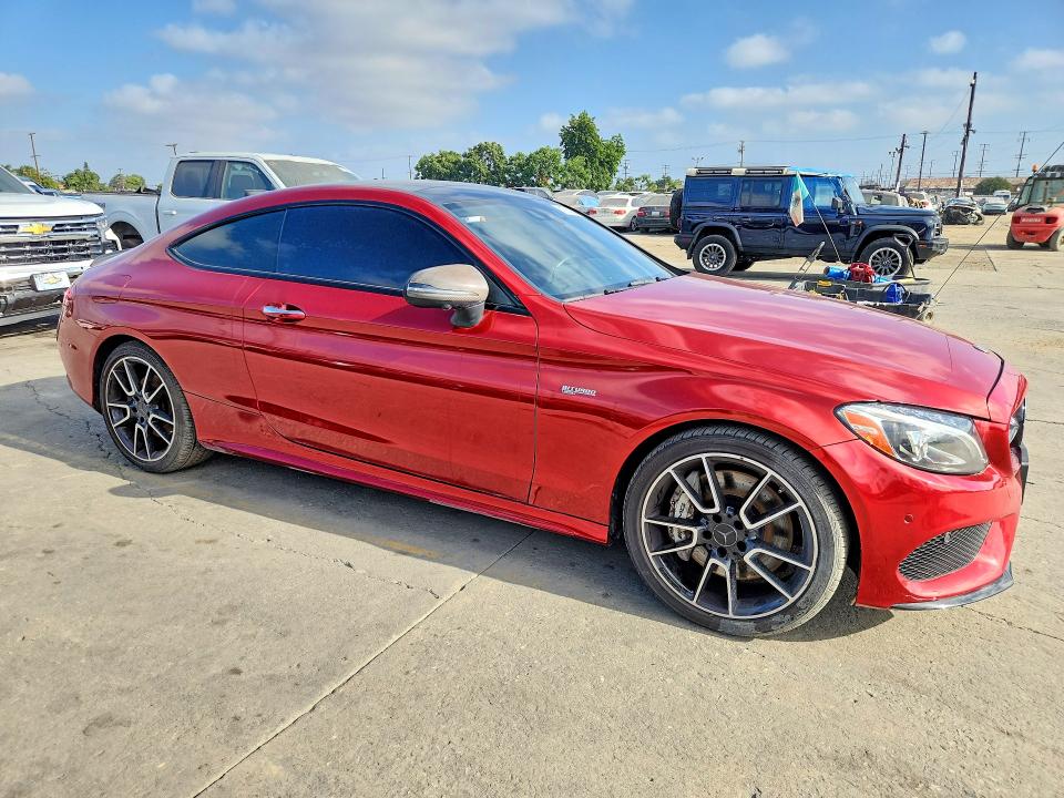 2018 Mercedes-benz C class VIN WDDWJ6EB8JF671327 COPART salvage auction — SIDE, CA - SALVAGE CERTIFICATE (P), sold $10,900 on 2026-07-29 (photo 4)