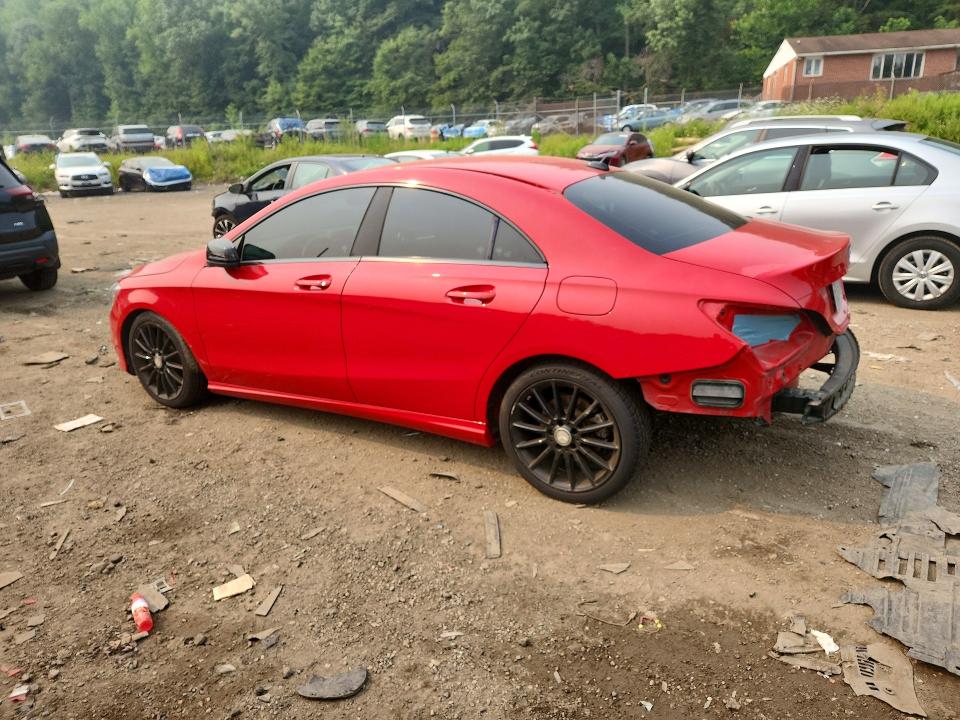 2014 Mercedes-benz Cla-klasse VIN WDDSJ4EB1EN150223 COPART salvage auction — REAR END, Md - Cert Of Salvage > 75% Damage, sold $2,050 on 2026-08-11 (photo 2)