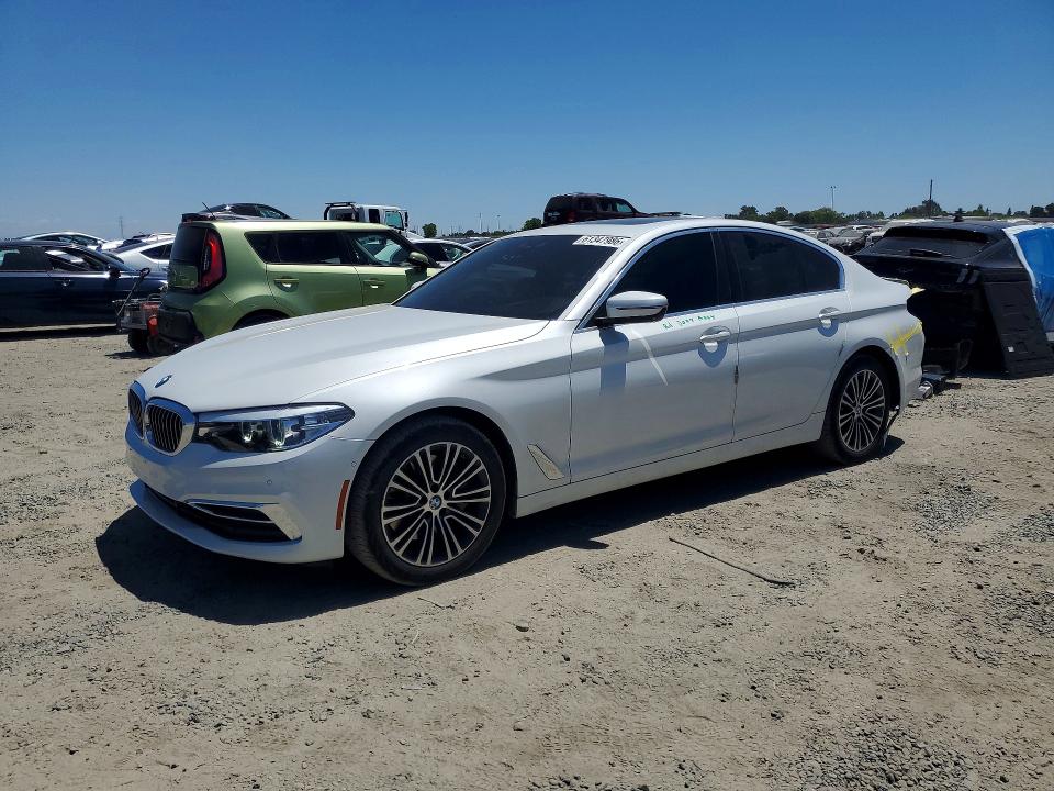 2019 BMW 5 series VIN WBAJE5C57KWW01719 COPART salvage auction — REAR END, CA - SALVAGE CERTIFICATE, sold $11,700 on 2026-08-11 (photo 1)