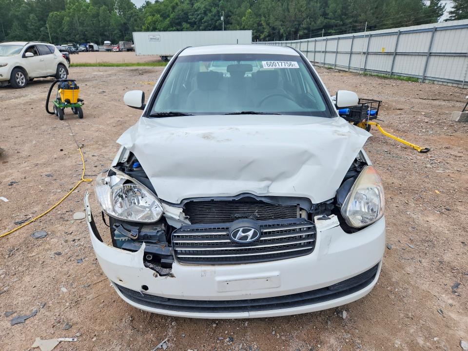 2010 Hyundai Accent VIN KMHCN4AC6AU486446 COPART salvage auction — FRONT END, VA - CERT OF TITLE - SALVAGE, sold $425 on 2026-07-20 (photo 5)