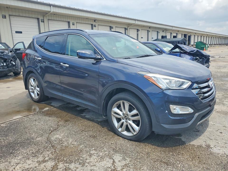 2014 Hyundai Santa fe VIN 5XYZU3LA1EG169236 COPART salvage auction — MINOR DENT/SCRATCHES, Va - Certificate Of Title (P), sold $3,250 on 2026-07-16 (photo 4)