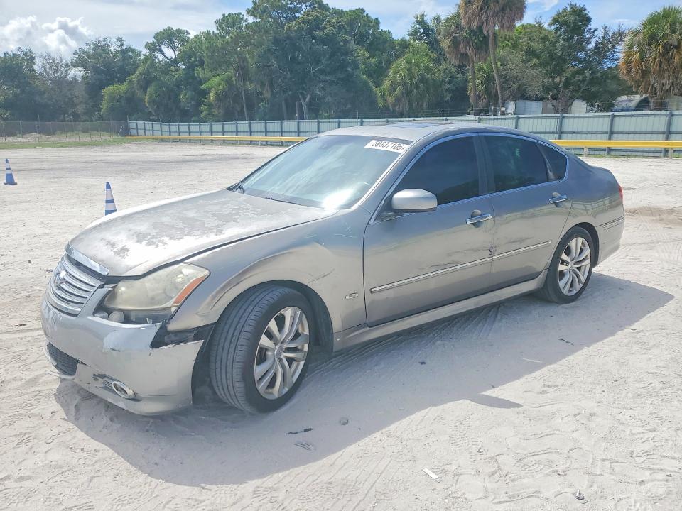2010 Infiniti M35 VIN JN1CY0AP9AM911796 COPART salvage auction — FRONT END, FL - CERT OF TITLE SLVG REBUILDABLE, sold $90 on 2026-07-15 (photo 1)