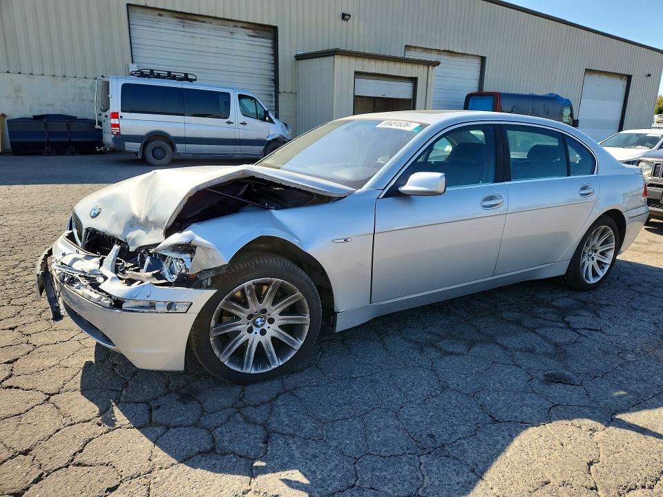 2003 BMW 7 series VIN WBAGN63473DR13110 COPART salvage auction — FRONT END, OR - SALVAGE TITLE CERTIFICATE, sold $400 on 2026-07-13 (photo 1)
