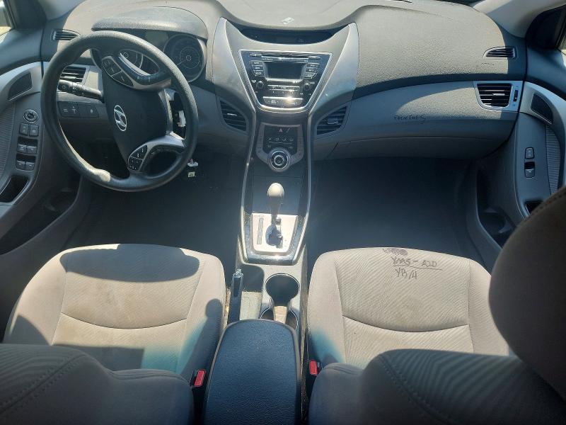 2013 Hyundai Elantra VIN KMHDH4AE4DU955485 COPART salvage auction — REAR END, MD - CERT OF SALVAGE > 75% DAMAGE (P), sold $500 on 2026-07-28 (photo 8)