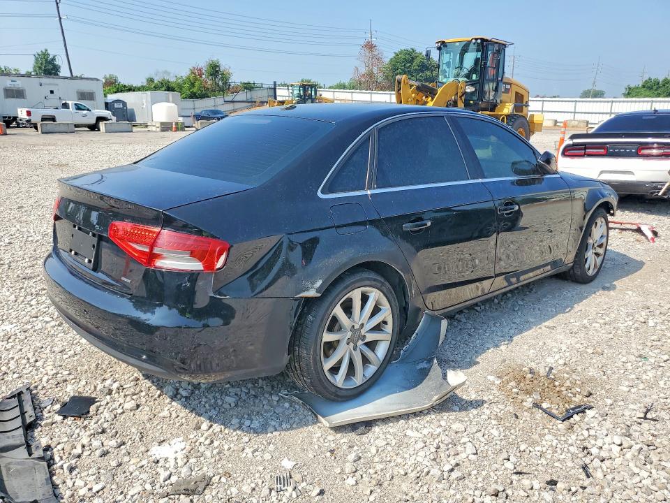 2013 Audi A4 VIN WAUFFAFL6DN023143 COPART salvage auction — FRONT END, Mo - Cert Of Title-Repossessed (P), sold $600 on 2026-07-31 (photo 3)