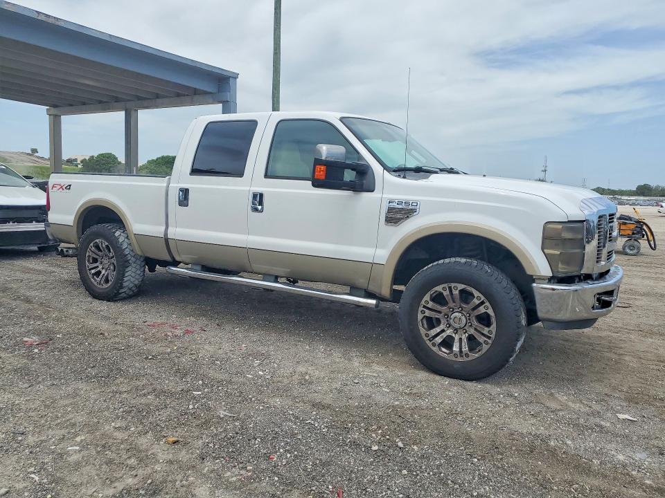 2008 Ford F-250 super duty VIN 1FTSW21R08EC64561 COPART salvage auction — DAMAGE HISTORY, FL - CERT OF TITLE-REBUILT (P), sold $1,450 on 2026-07-28 (photo 4)