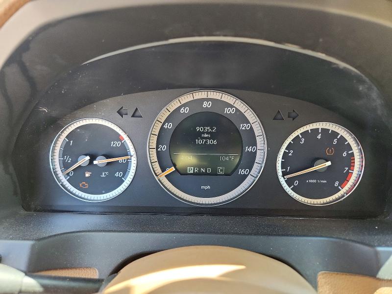 2008 Mercedes-benz C-klasse VIN WDDGF81X08F112061 COPART salvage auction — UNDERCARRIAGE, Il - Salvage Certificate, sold $550 on 2026-08-05 (photo 9)