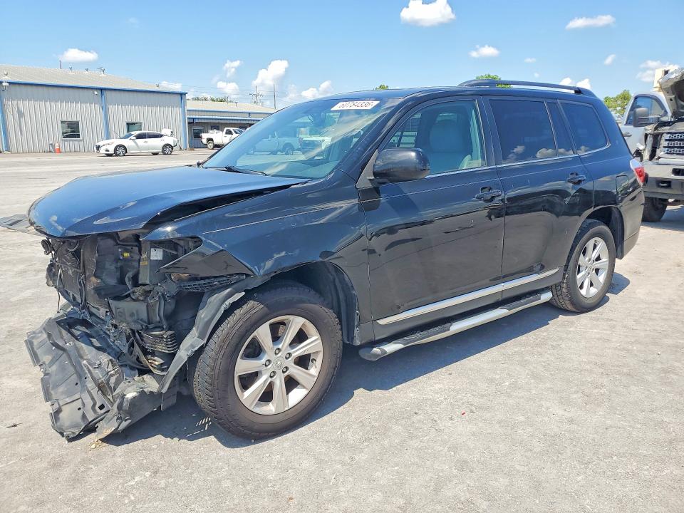 2011 Toyota Highlander VIN 5TDZK3EH1BS024728 COPART salvage auction — FRONT END, OK - CERTIFICATE OF TITLE, sold $1,250 on 2026-07-17 (photo 1)