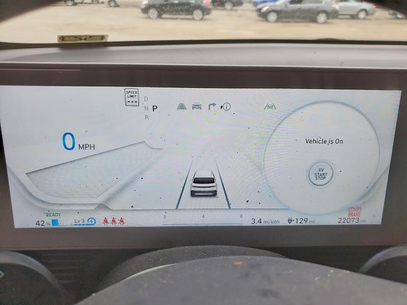2024 Hyundai Ioniq 5 VIN KM8KN4DE5RU341953 COPART salvage auction — FRONT END, CA - SALVAGE CERTIFICATE, sold $10,500 on 2026-08-18 (photo 9)