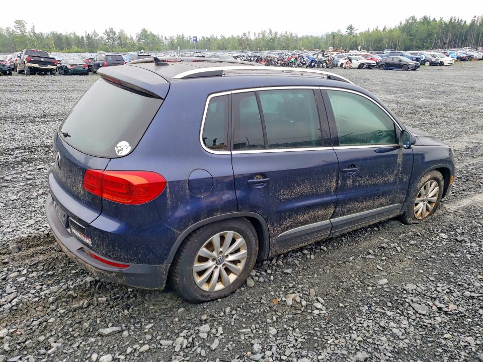 2014 Volkswagen Tiguan VIN WVGJV3AXXEW624990 COPART salvage auction — WATER/FLOOD, Ns - Cert Of Registration, sold $225 on 2026-08-13 (photo 3)