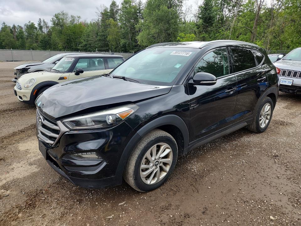 2016 Hyundai Tucson VIN KM8J33A45GU185689 COPART salvage auction — FRONT END, On - Permit Salvage, sold $250 on 2026-07-28 (photo 1)
