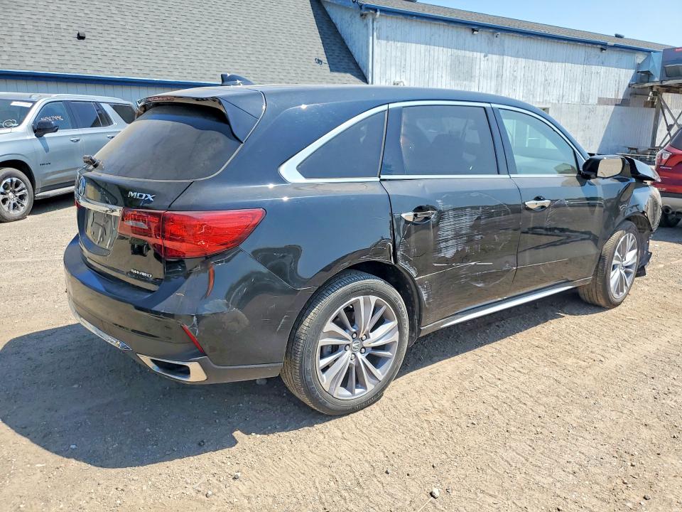 2018 Acura Mdx VIN 5J8YD4H52JL012246 COPART salvage auction — FRONT END, Mi - Certificate Of Title, sold $950 on 2026-07-29 (photo 3)