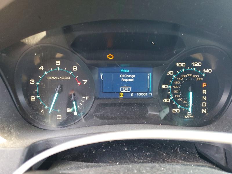 2014 Ford Explorer VIN 1FM5K7B87EGB82348 COPART salvage auction — MINOR DENT/SCRATCHES, Ca - Dis/Dlr/Exp Only Clean Title, sold $1,050 on 2026-07-31 (photo 9)