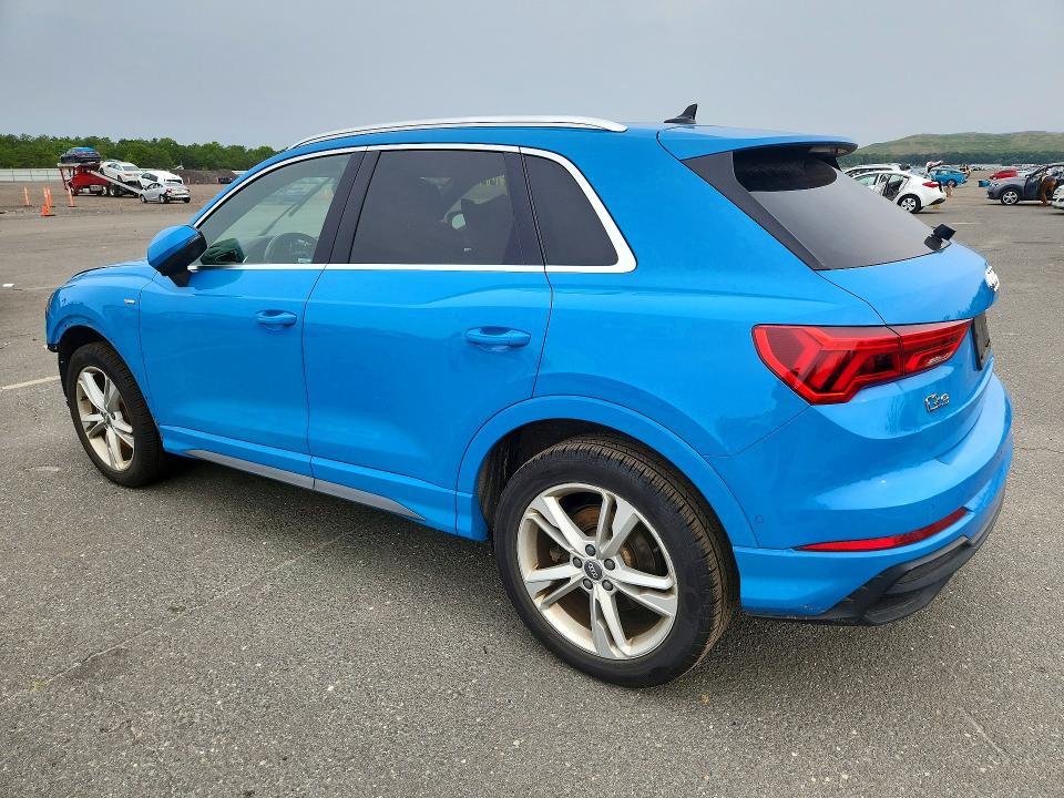 2020 Audi Q3 VIN WA1FECF36L1038694 COPART salvage auction — FRONT END, NY - MV-907A SALVAGE CERTIFICATE, sold $7,000 on 2026-07-27 (photo 2)