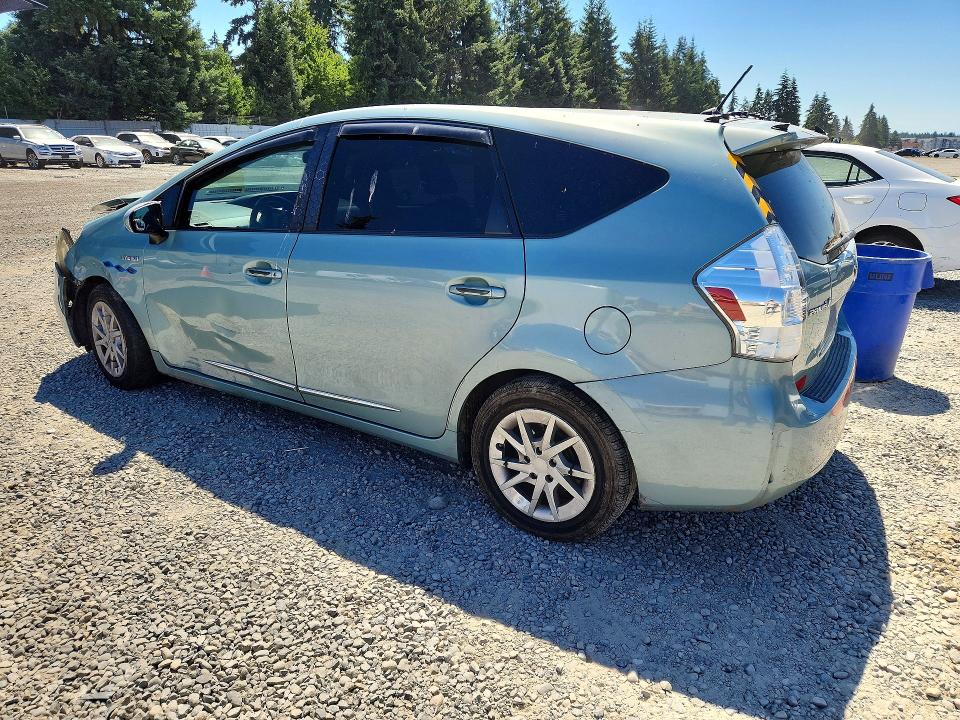 2013 Toyota Prius VIN JTDZN3EU3D3272522 COPART salvage auction — FRONT END, WA - BILL OF SALE, sold $125 on 2026-07-28 (photo 2)
