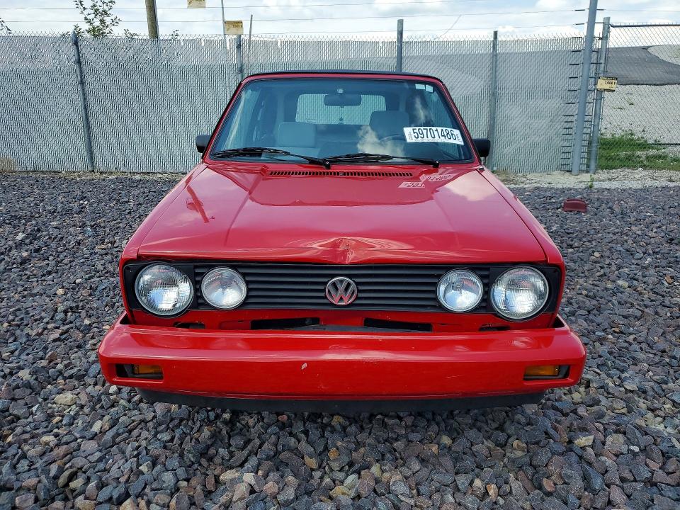 1990 Volkswagen VIN WVWCB5157LK010435 COPART salvage auction — FRONT END, In - Cert Of Title-Salvage Title, sold $60 on 2026-08-18 (photo 5)