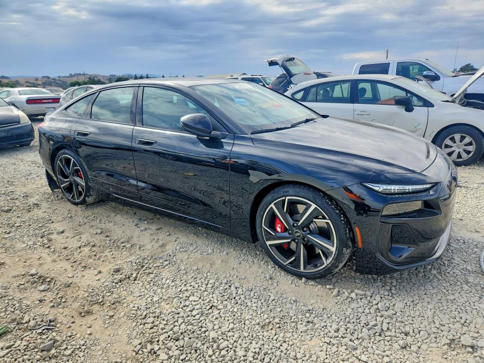 2025 Audi S6 VIN WAU3EAGH0SA020968 COPART salvage auction — REAR END, CA - SALVAGE CERTIFICATE, sold $27,250 on 2026-09-08 (photo 4)