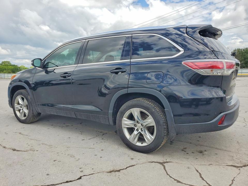 2014 Toyota Highlander VIN 5TDDKRFH9ES028431 COPART salvage auction — NORMAL WEAR, Tn - Certificate Of Title (P), sold $10,500 on 2026-07-29 (photo 2)