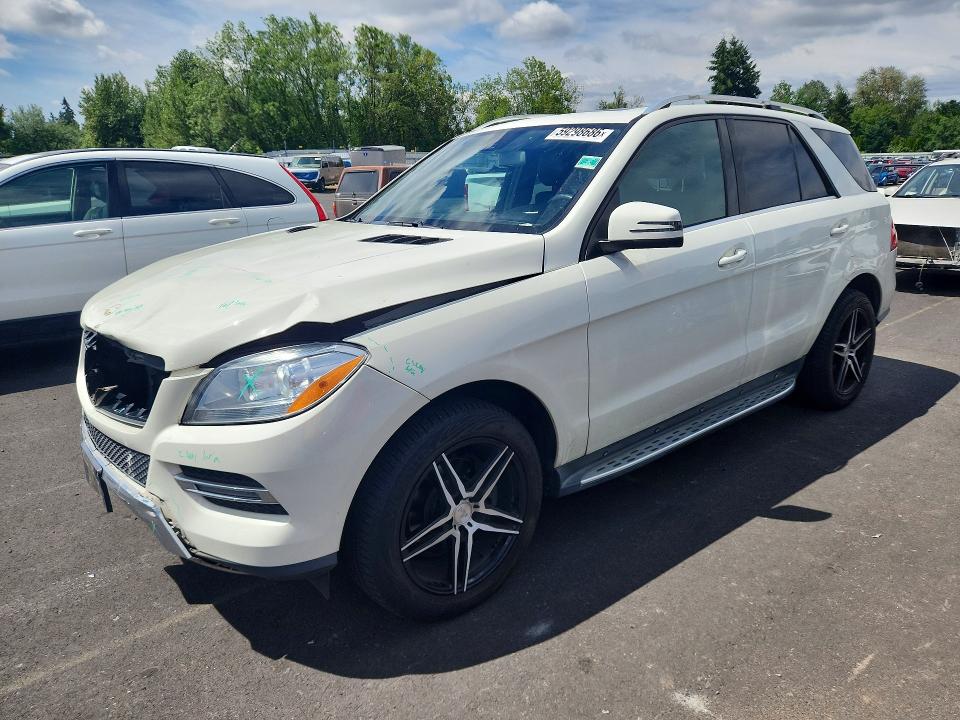 2013 Mercedes-benz M-klasse VIN 4JGDA5HB8DA255704 COPART salvage auction — FRONT END, Or - Salvage Title Certificate, sold $1,000 on 2026-08-03 (photo 1)