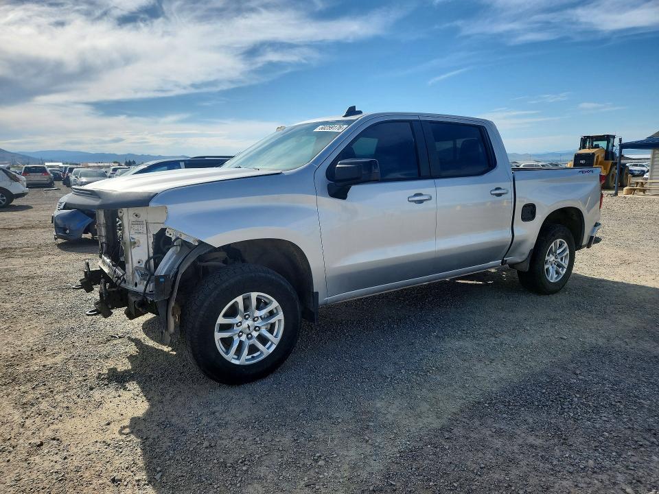 2020 Chevrolet Silverado VIN 3GCUYEED6LG432644 COPART salvage auction — FRONT END, Mt - Cert Of Title-Rebuilt Salvage, sold $8,000 on 2026-07-28 (photo 1)