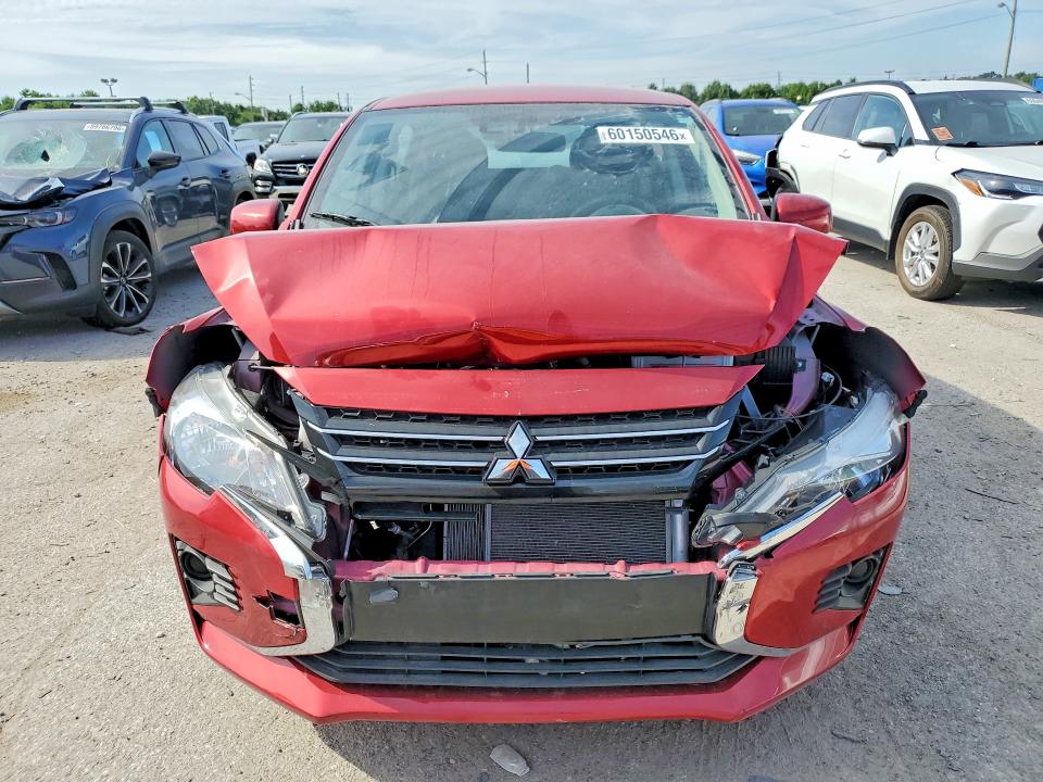 2024 Mitsubishi Mirage VIN ML32AUHJ4RH017685 COPART salvage auction — FRONT END, Az - Cert Of Title - Salvage, sold $2,250 on 2026-07-24 (photo 5)