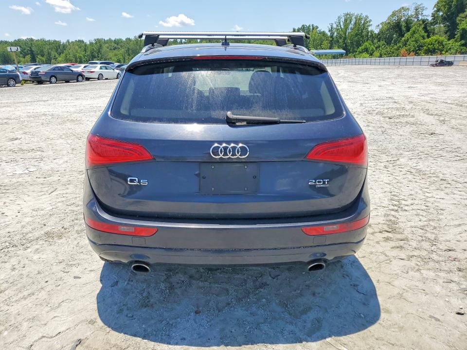 2013 Audi Q5 VIN WA1CFAFP9DA063680 COPART salvage auction — MECHANICAL, Nc - Certificate Of Title, sold $1,050 on 2026-07-15 (photo 6)