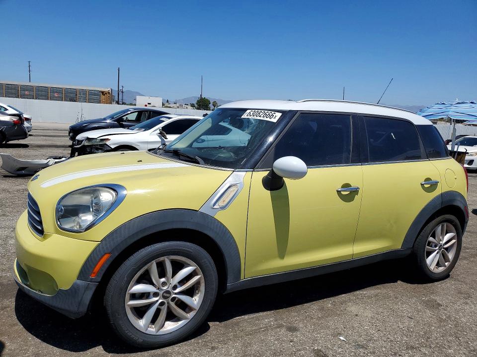 2012 Mini Countryman VIN WMWZB3C57CWM03255 COPART salvage auction — MECHANICAL, Ca - Dis/Dlr/Exp Only Clean Title, sold $850 on 2026-08-07 (photo 1)