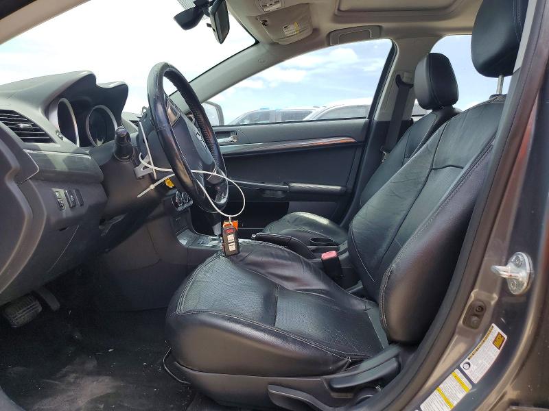 2011 Mitsubishi Lancer VIN JA32U8FW0BU013235 COPART salvage auction — FRONT END, TX - SALVAGE VEHICLE TITLE, sold $650 on 2026-07-30 (photo 7)