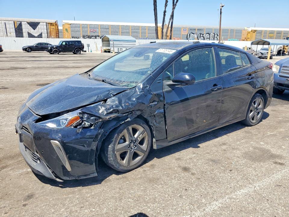 2022 Toyota Prius VIN JTDKAMFU7N3178551 COPART salvage auction — FRONT END, Ca - Salvage Certificate, sold $3,750 on 2026-07-28 (photo 1)