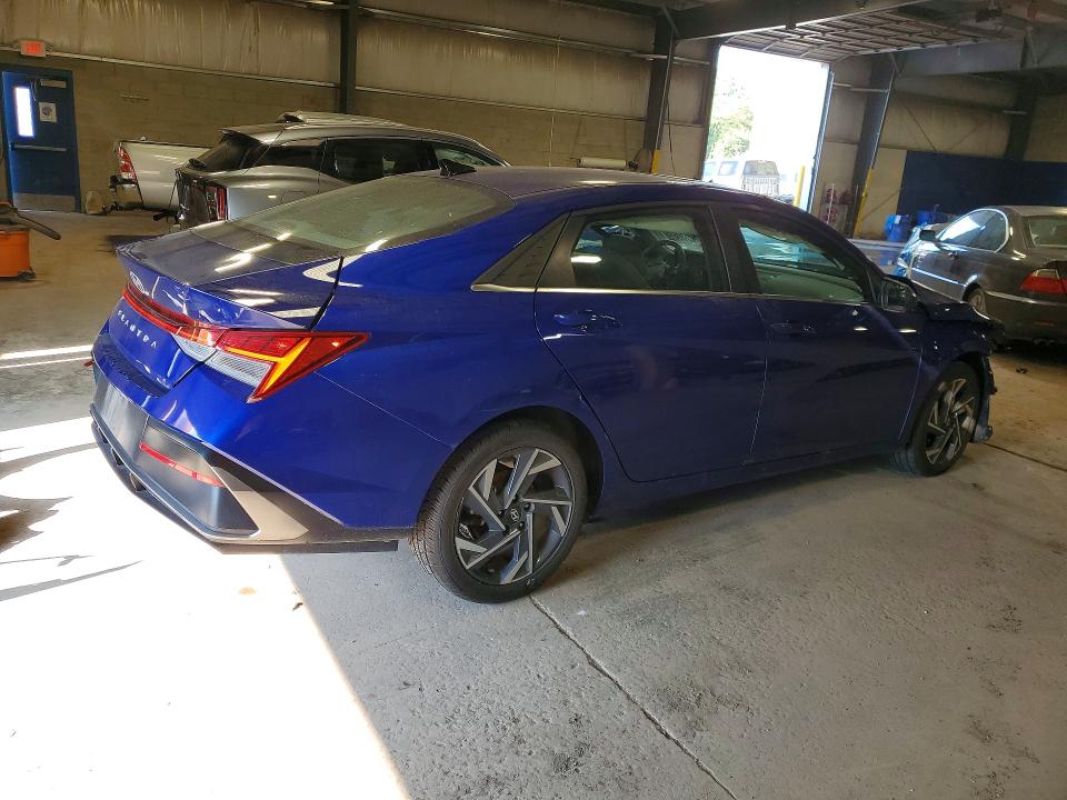 2025 Hyundai Elantra VIN KMHLS4DG9SU033995 COPART salvage auction — FRONT END, Pa - Certificate Of Salvage, sold $3,600 on 2026-07-29 (photo 3)