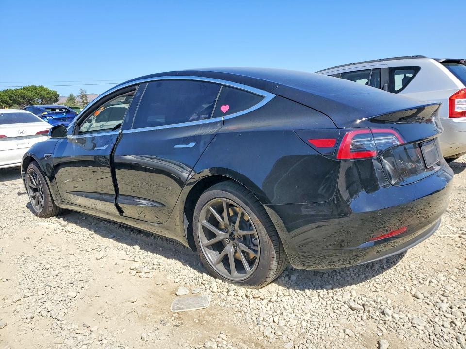 2018 Tesla Model 3 VIN 5YJ3E1EAXJF171802 COPART salvage auction — FRONT END, Ca - Salvage Certificate, sold $3,800 on 2026-07-16 (photo 2)