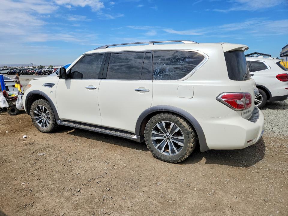2018 Nissan Armada VIN JN8AY2NDXJ9051320 COPART salvage auction — SIDE, Az - Dis/Dlr/Exp Only Clean Title (P), sold $250 on 2026-07-31 (photo 2)