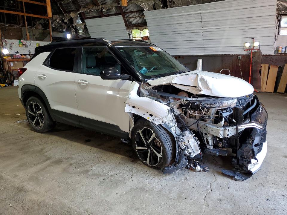 2023 Chevrolet Trailblazer VIN KL79MUSL9PB177300 COPART salvage auction — FRONT END, Ny - Mv-907A Salvage Certificate, sold $3,350 on 2026-07-13 (photo 4)