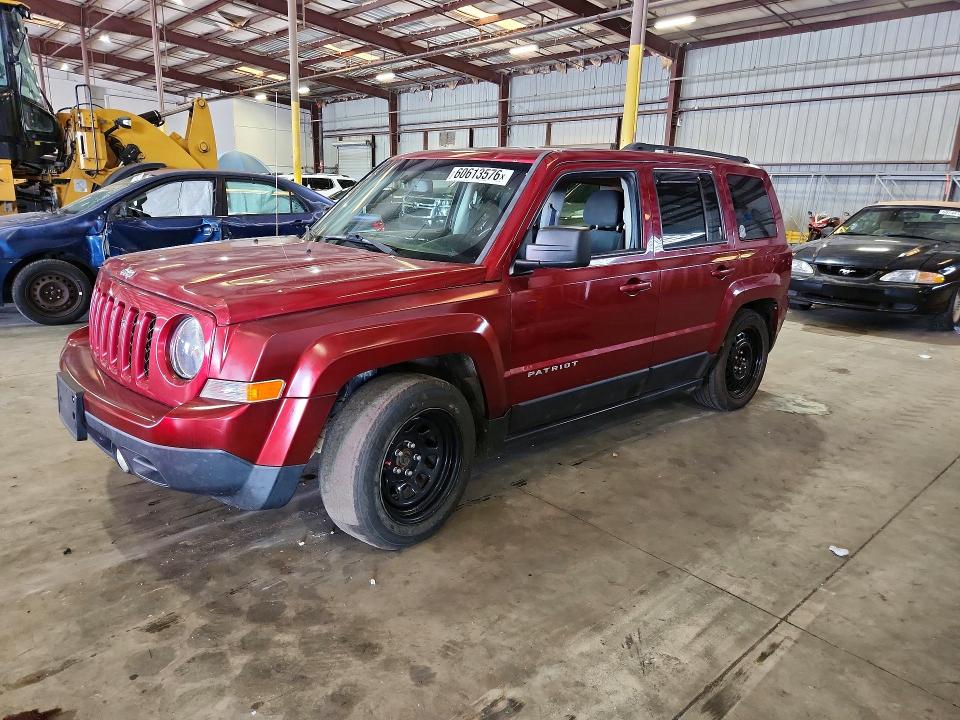 2016 Jeep Liberty (patriot) VIN 1C4NJRFB8GD706989 COPART salvage auction — FRONT END, Mn - Certificate Of Title, sold $525 on 2026-07-22 (photo 1)